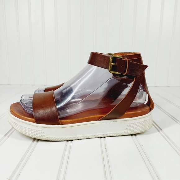 MIA Shoes - Mia Ellen  Faux Leather Ankle Strap Sandal C859
